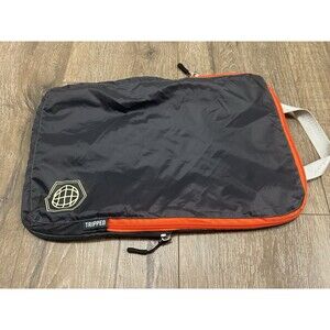 Tripped Compression Packing Cube Black ~14” X 9” (Single One)